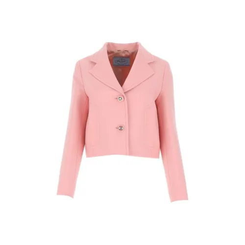 PRADA Cropped Coats Women's Pink