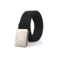 Black with Silver-Tone Buckle