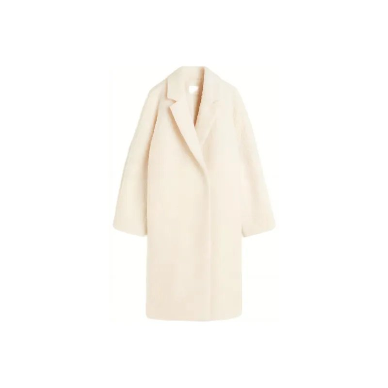 H&M Coats Women's Cream-0