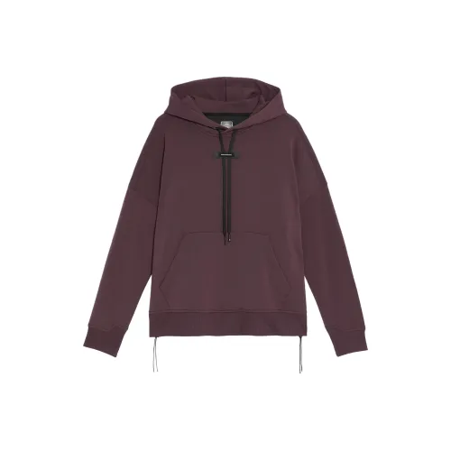 On Hoodie Sweatshirt Women's Dark Purple Red