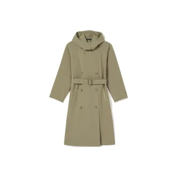 LACOSTE Trench Coats Women's Coffee