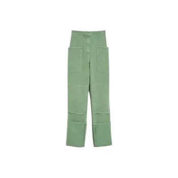 MaxMara High Waisted Straight Leg Pants