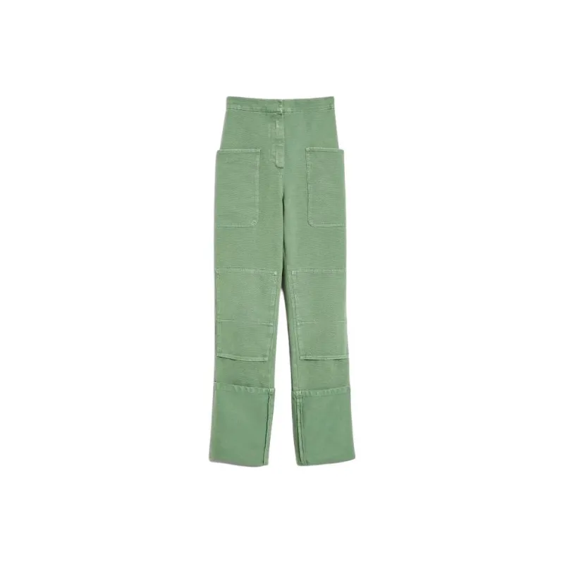 MaxMara High Waisted Straight Leg Pants-0