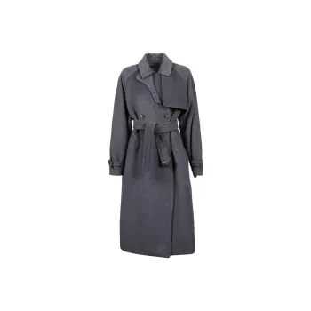 MaxMara Velvet Jackets Women's Gray