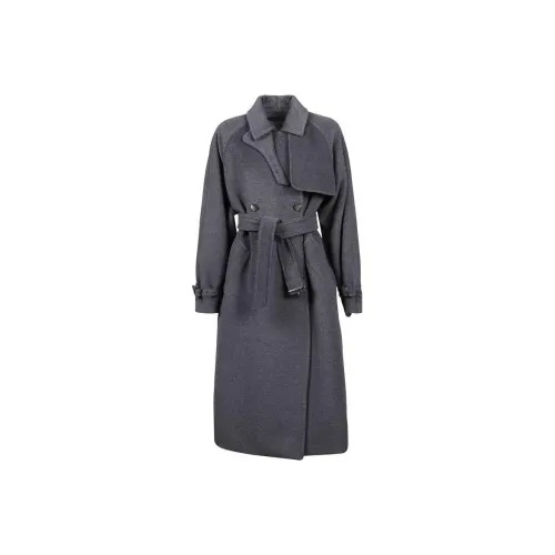 MaxMara Velvet Jackets Women's Gray