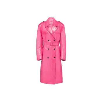 PRADA FW22 Trench Coat Women's Fuchsia