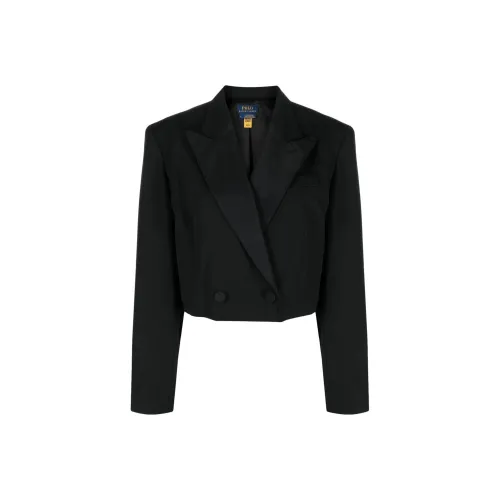 Polo Ralph Lauren Cropped Coats Women's Black