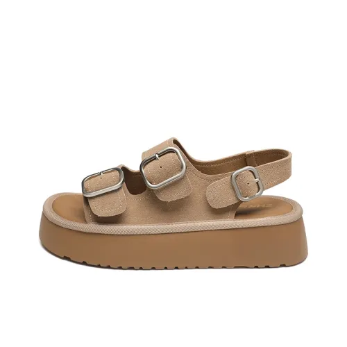 ZHR Hazelnut Cookie One Strap Sandals Women's