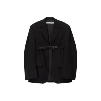 Alexander Wang Belted Wool Blazer