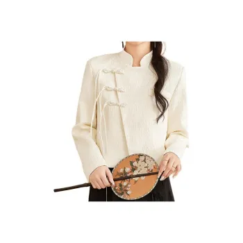 CARBAMMI Cropped Coats Women's Apricot