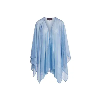 Talbot Runhof SS24 Cloaks Women's Blue