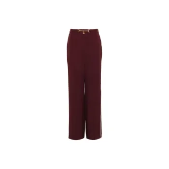 Elisabetta Franchi Horsebit Palazzo Pants