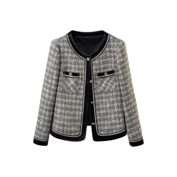 Cypress House Cropped Coat Women's Gray Purple