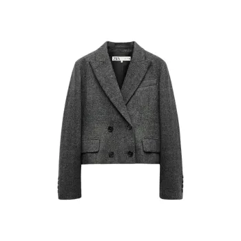 ZARA ZW Series Business Suit Women's Gray