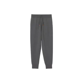 Burberry FW22 Knitted Sports Pants Women's Gray