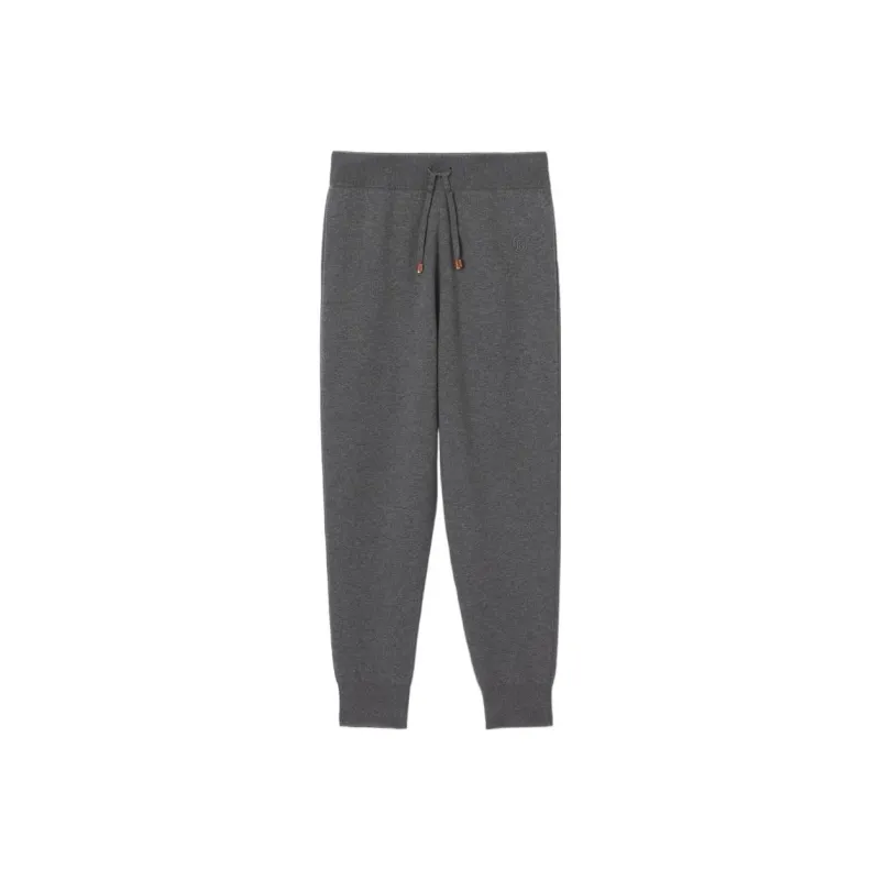 Burberry FW22 Knitted Sports Pants Women's Gray-0