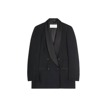 DRIES VAN NOTEN Double-breasted Tuxedo Blazer