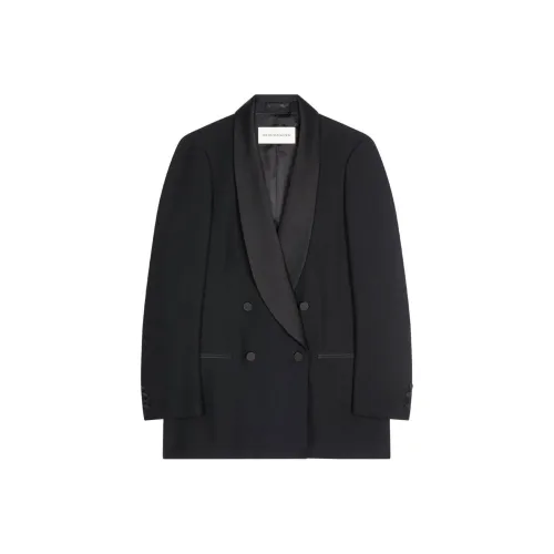 DRIES VAN NOTEN Double breasted Tuxedo Blazer