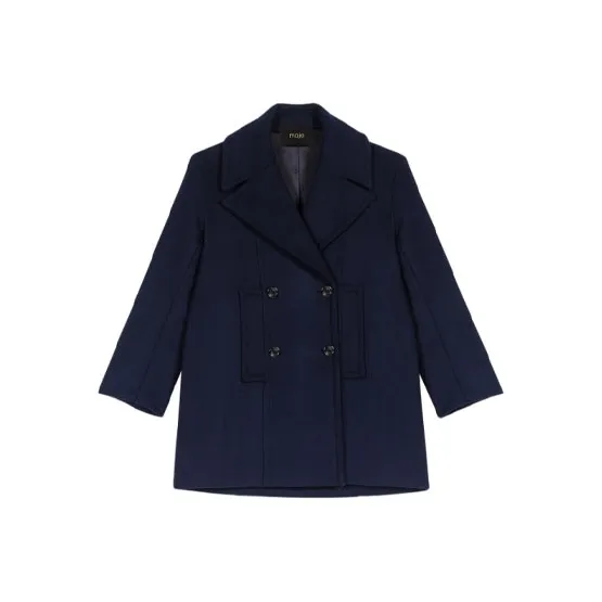 Maje Coats Women's Dark Blue-0