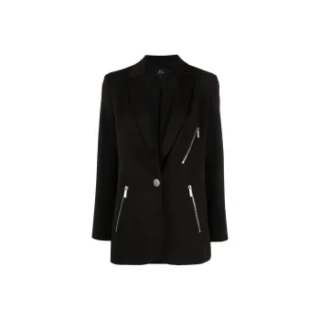 ARMANI EXCHANGE Zip pockets Single breasted Blazer