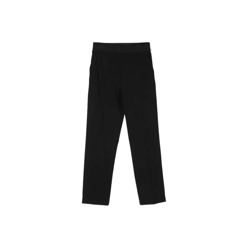 MSGM Tapered Virgin Wool Trousers-0