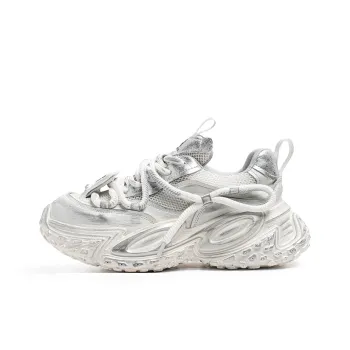 SUPEREDGE Anti Slip Wear Resistant Low Top Chunky Sneakers Men's