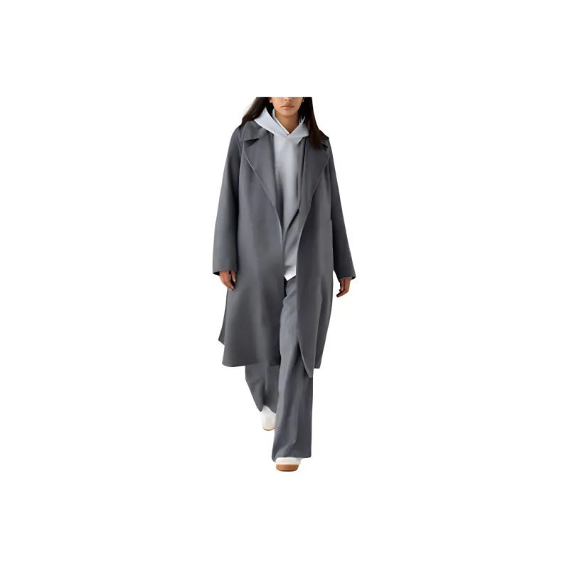UNIQLO C Collection Coats Women's Lead Gray-0