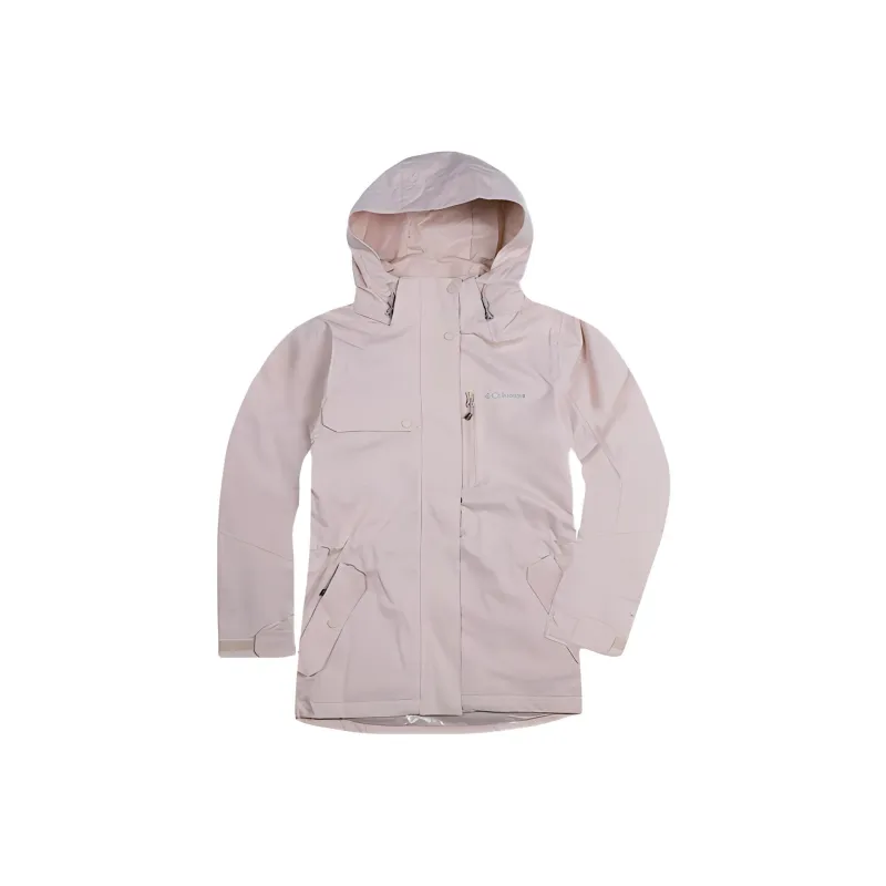 Columbia Windproof Windbreaker Jacket Women's Dusty Pink-0