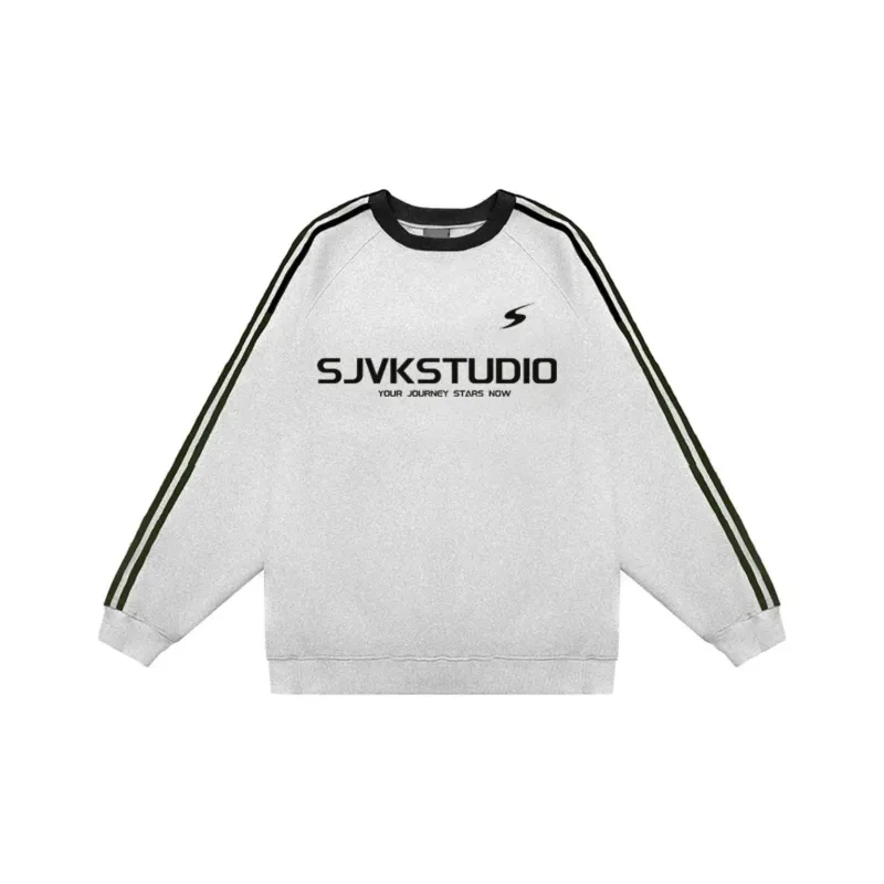 GOSO Sweatshirt Unisex White Gray-0