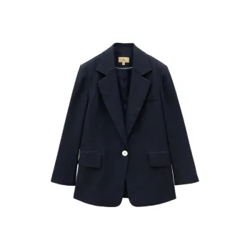 INSUN Blazers Women's Navy Blue