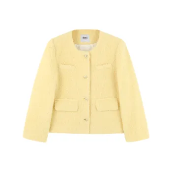 Demana Coats Women's Light Yellow