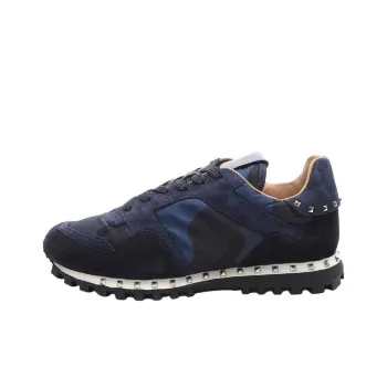 Valentino Low Top Casual Shoes Men's Dark Blue