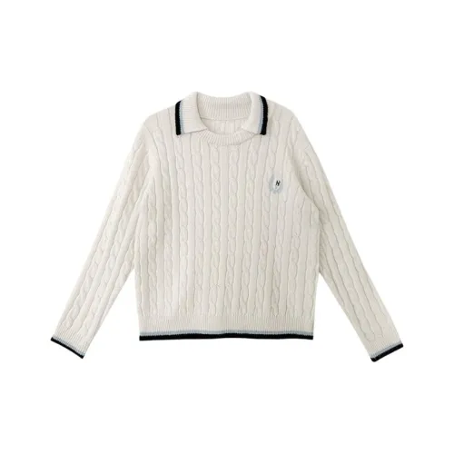 WUPODAMANVZHUANG Knitwear Women's Coconut White