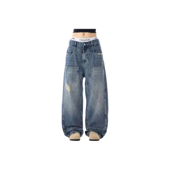 ZONEiD Jeans Unisex Blue