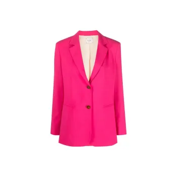 Alysi Single-Breasted Buttoned Blazer