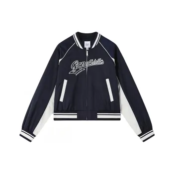 GAP Baseball Jacket Women's Marine Blue