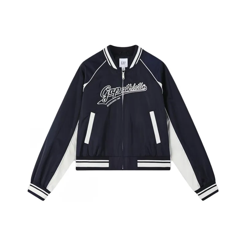 GAP Baseball Jacket Women's Marine Blue-0