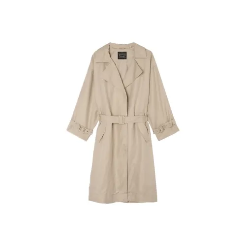 Levis Trench Coats Women's Khaki