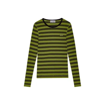GANNI Striped T shirt