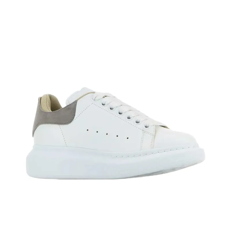 Alexander McQueen Low Top Skateboard Shoes Women's White-2