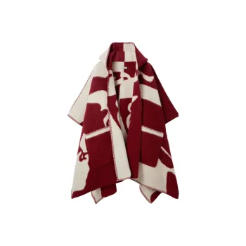 Burberry FW23 Cloaks Women's Deep Red