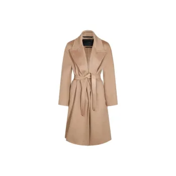 MaxMara Valle Straight Hem Belted Coat