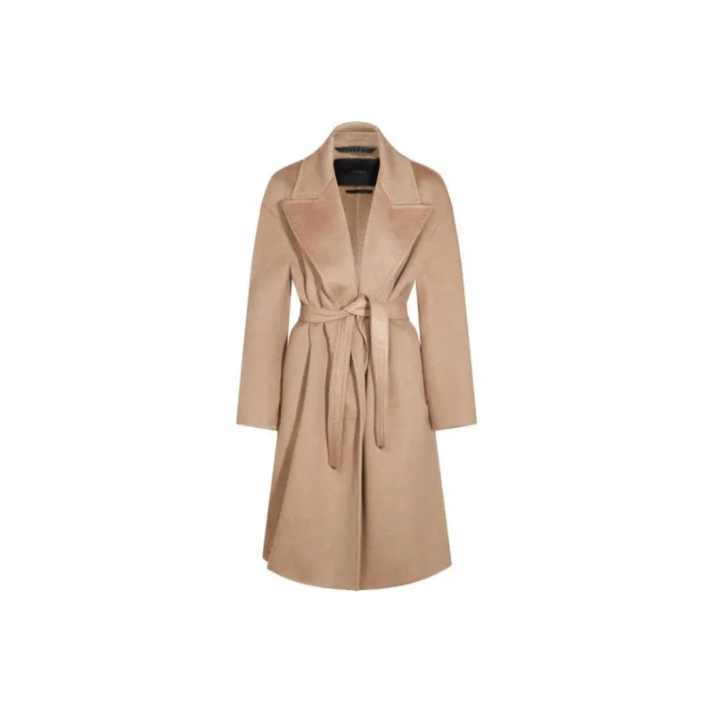 MaxMara Valle Straight Hem Belted Coat-0