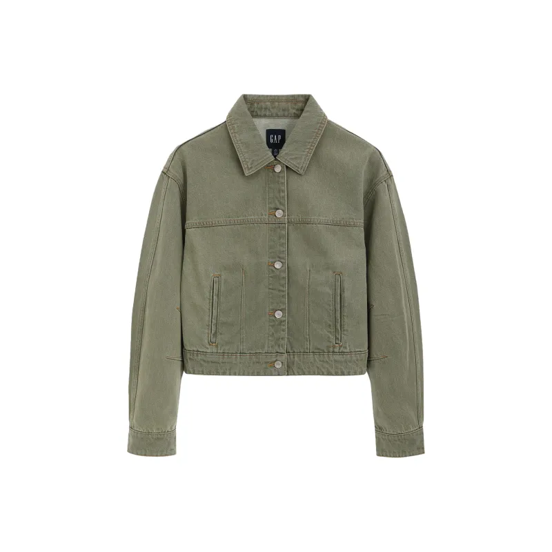 GAP Cropped Coats Women's-2