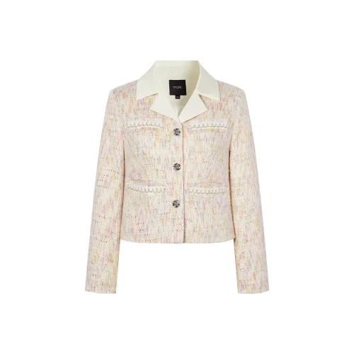 I'M ONE Cropped Coats Women's Pink