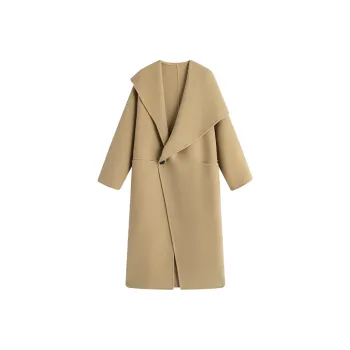 MOSIIMORII Coat Women's Cream Yellow