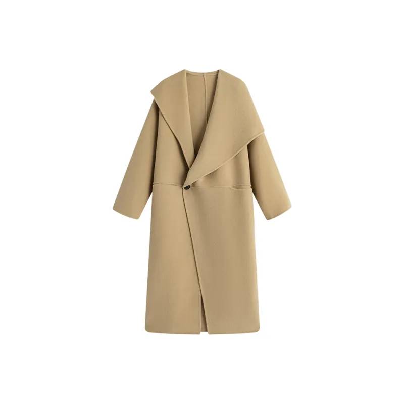 MOSIIMORII Coat Women's Cream Yellow-0