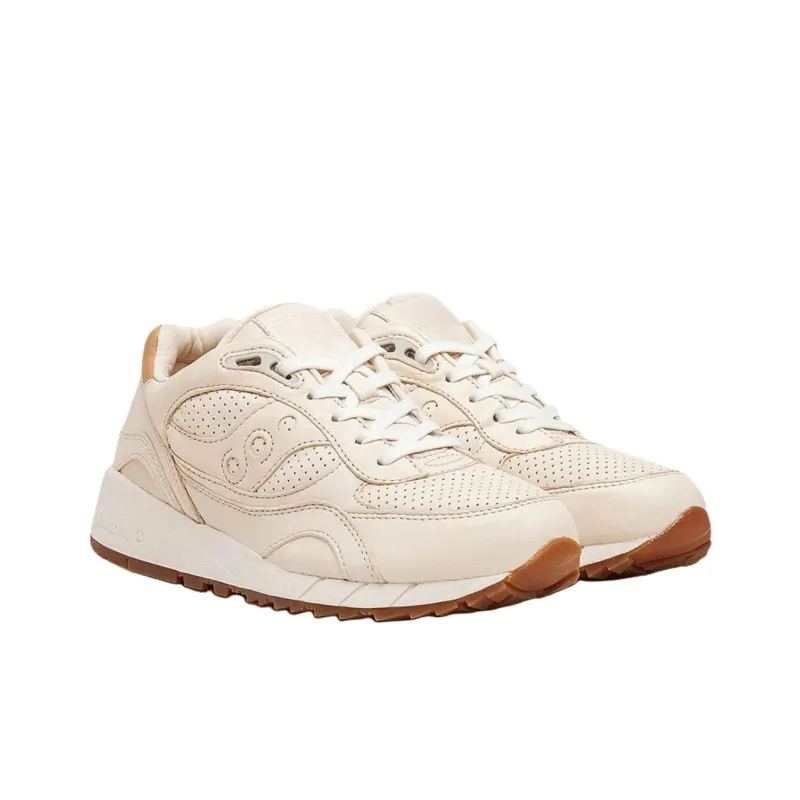 Saucony Shadow 6000 Anti Slip Wear Resistant Low Top Casual Shoes Men's Beige-2