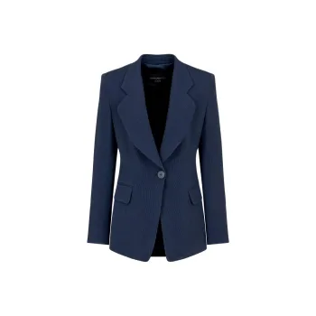 EMPORIO ARMANI Icon Canneté Cady Blazer