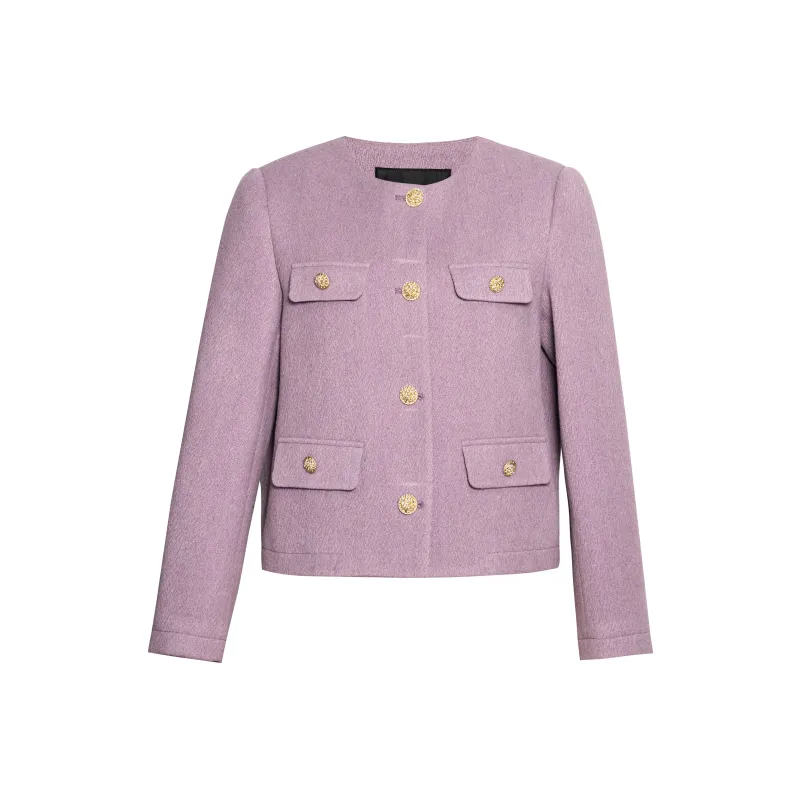 ROEYSHOUSE Business Suit Women's Purple-0
